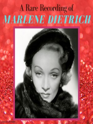 cover image of A Rare Recording of Marlene Dietrich